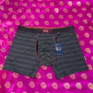 🐬 2Undr Men's Black Boxer Briefs